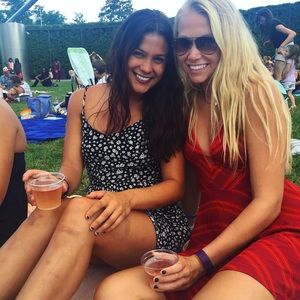 Red urban outfitters dress